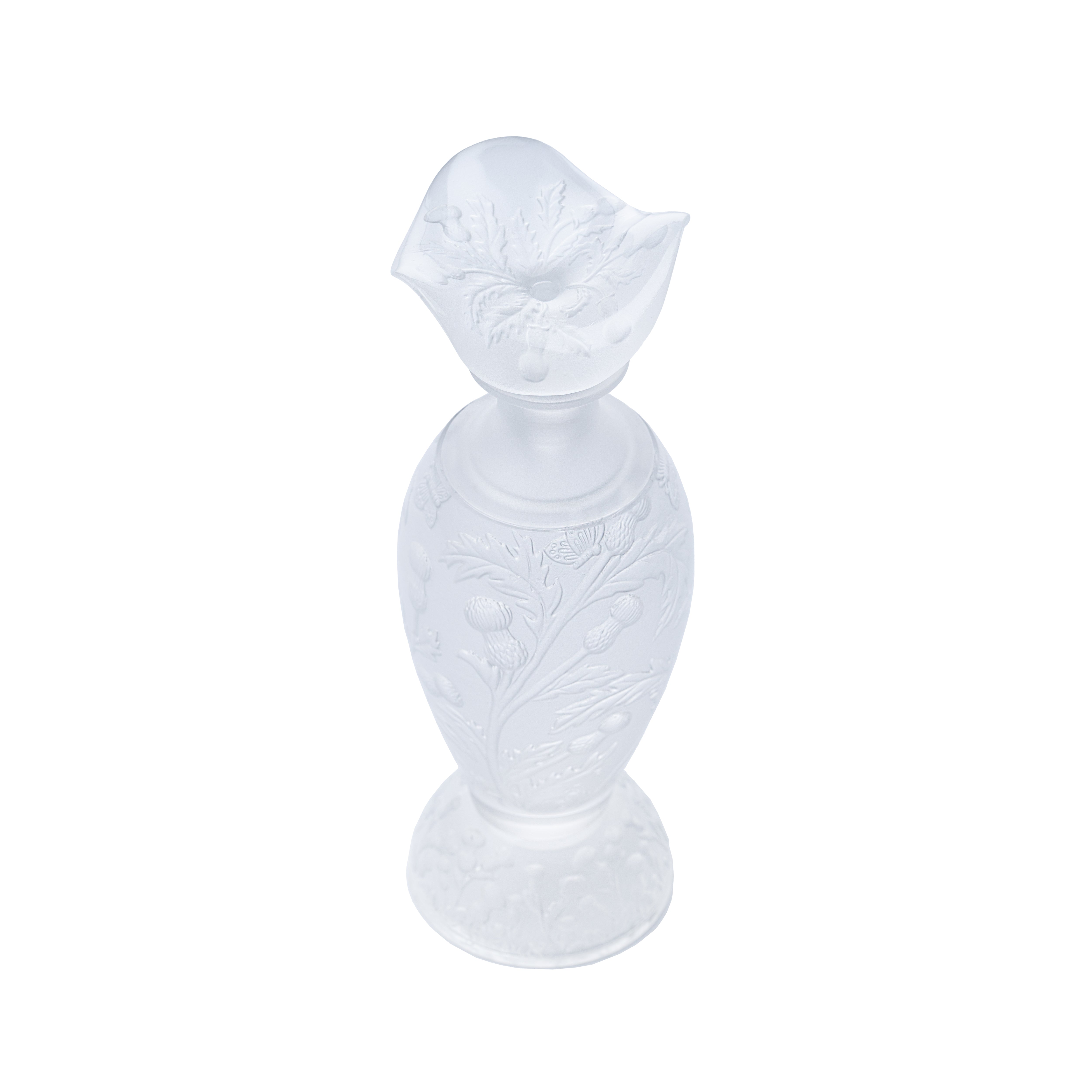 Oval Blooming Flower Bottle