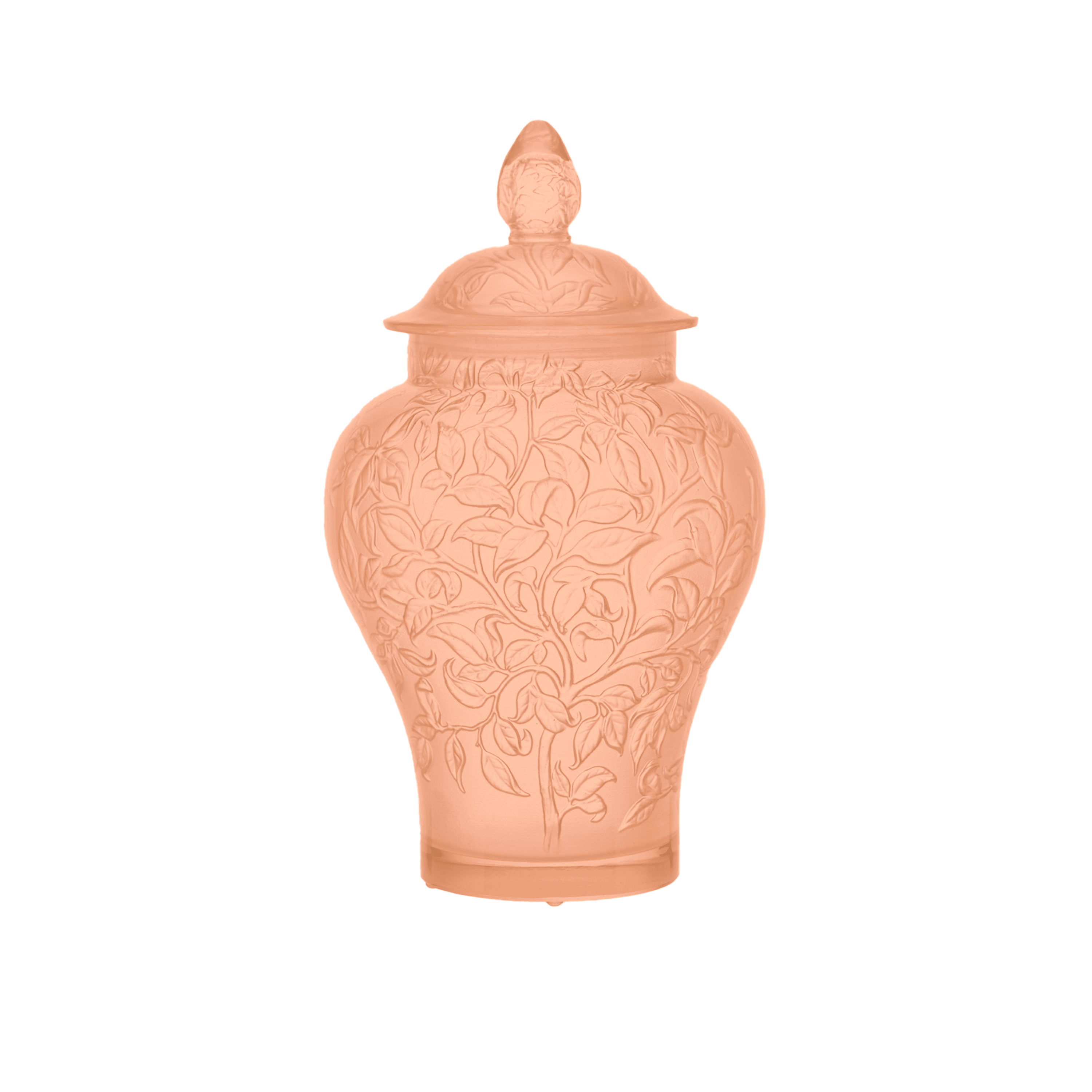 Oval Leaves Jar